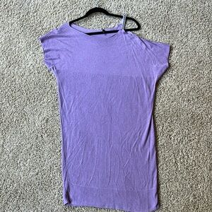 Benetton lavender sweater dress/tunic, size Small
